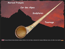 Tablet Screenshot of cor-des-alpes.ch